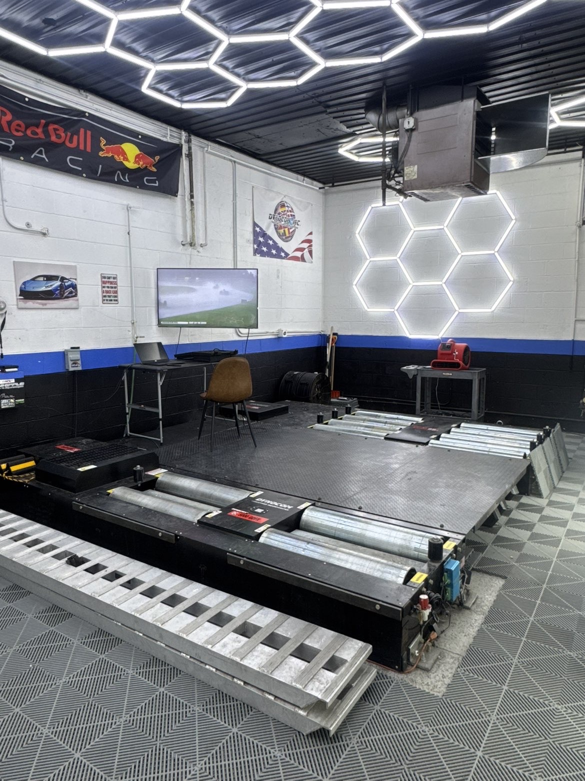 The Zeus Performance dyno bay